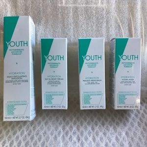 Lot of 4 Youth Phytodermato Advanced Formula Hydration Products Bundle ~